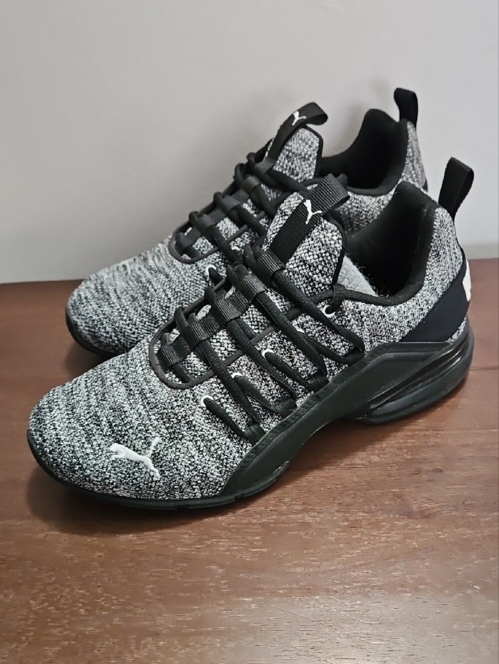 Puma Axelion Men's Size 8 Gym Running Black Shoes 192720-01